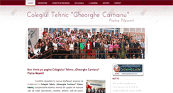 Desktop Screenshot of colegiulcartianu.ro